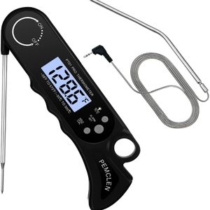 Pemclin Digital Food Thermometer  with Dual Probe & Backlight